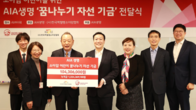 AIA생명, ‘꿈나누기기금’으로 소아암 환아에 희망 전달