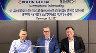 코오롱글로벌, 독일 터빈 제조사 ‘에너콘’과 업무협약