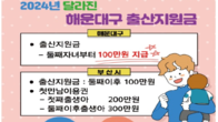 부산 해운대구, 지방세 체납 고지서 활용 출산지원금 홍보