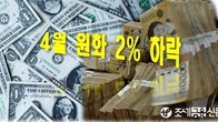 4월 원화 가치 2% 떨어져…주요 통화 중 최대 하락률