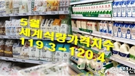세계식량가격 석 달째 상승세…곡물 가격 6.3% 올라