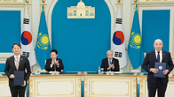 한·카자흐스탄, 핵심광물·에너지 협력…민간 24건의 MOU 체결