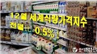 작년 12월 세계식량가격 전월比 0.5%↓…3개월 연속 상승 뒤 하락세