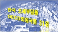 한국 조세부담률 OECD 31위로 7계단 하락…근로소득세 부담↑