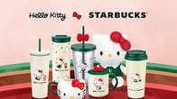 스타벅스, 헬로 키티 콜라보 MD 7종에 디카페인 1+1 행사 초대