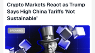 [속보] 트럼프 “대중 관세 지속 불가능” 발언에 비트코인 반등